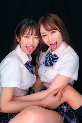 Old Young DNJR-079 You Want All Of Our Saliva Sweat And Pee Right W Slut Schoolgirl Kagami Sara Ichikawa Aima Who Is Pleased Gay Interracial - 1