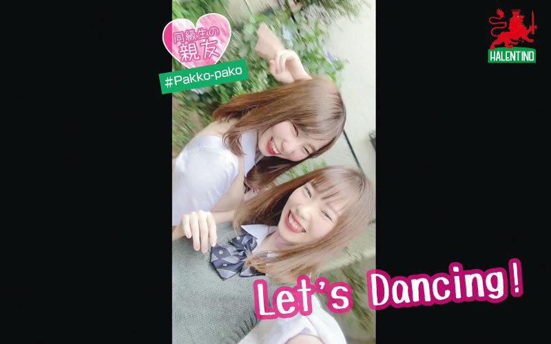 (Riko & Arisa) Following 2 Girls On Social Media For Panty Shot Dancing That Leads To A Pleasure Filled Threesome With Hot 