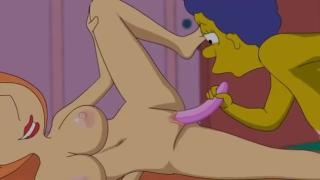 Lesbian Crossover Marge Simpson and Lois Griffin 10