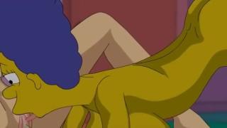 Lesbian Crossover Marge Simpson and Lois Griffin 9