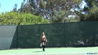 Dani Daniels Topless Tennis Fun - Scene 1 4