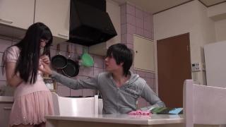 Japanese Babe Gets her Pussy Handled and Sucked in the Kitchen 5