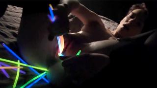 Nasty and Hot Sonja Glowstick Masturbation and Slow Gaping 1