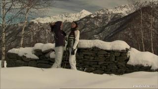 Gilda Roberts and Zafira Screw one another in the Snow 3