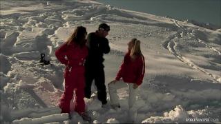 Members of the Ski Rescue Patrol Find a Stranded Skier and Screw him 3