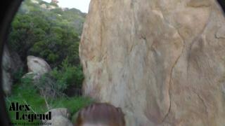 Petite Hikers get Bomparded by Cock Outdoor POV 4