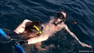 Sabina Lets a Man Fuck her under Water for an Ocean Polluting Cumshot 7