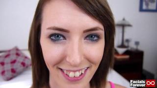 Thin Teen Karli Stone Begs for a Facial, Gets Blasted! 3