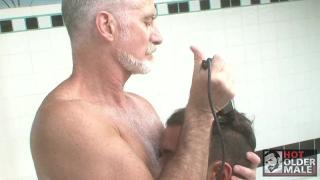 Hung Daddy Shaves his Boy 1