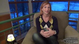 Teacher Lindsey first Time Video Dildo Fun - Real Life Iowa Professor 1