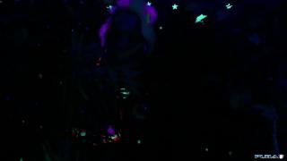 Romi Rain & Dani Daniels Lesbian Black-light Fun 1