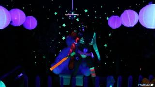 Romi Rain & Dani Daniels Lesbian Black-light Fun 2