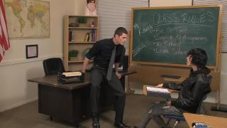 Teacher Teaches his Naughty Student a Lesson with his Cock 3