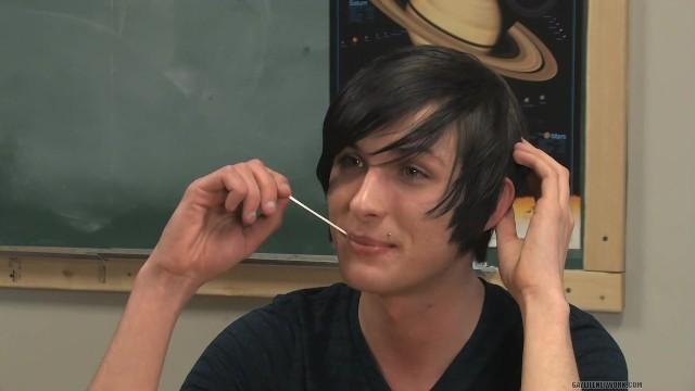 Emo Cuties Aidan Chase and Preston Andrews Fucking in Class - 1