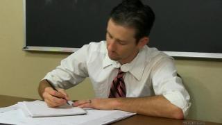 Professor Teaches Horny Student how to use a Dildo 2