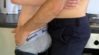 Hunk Daddy Dolan Wolf Pounds his Young Friends Aaron Aurora Ass 2