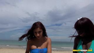 Money Talks - Beach Fun - Teen Babes Jade Jantzen, Bella Skye & Hanna Reese 7