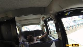 Redhead Gets Horny and Wet in a Taxi 6