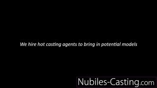 Nubiles-Casting Tiny Babe Swaps Cums with Casting Cutie S6:E5 1