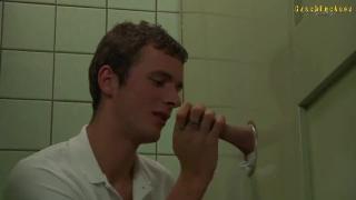 Gloryhole Action in a Toilet 1