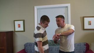 Fetish Muscle DILF gives his Stepson a Good Spanking 2