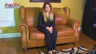 SankakuComplex Amateur Girl Rachel Swallows Cock on a Casting Couch Publico - 1