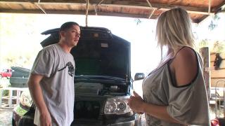 Big Tit MILF Devon Lee Pays her Mechanic with Sex 3