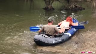 Busty Amateur Redhead Fucked and Inseminated on the Riverside 2