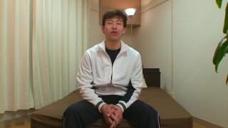 Skinny Athletic Japanese Stud Strokes his Hard Cock and Cums 4