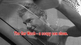 George Basten Fucks his Friend Bareback in a Car Wash 1