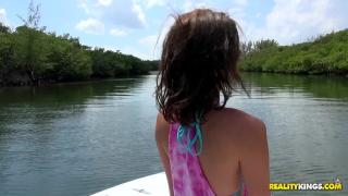 Skinny Teen Renee Roulette Gets on a Boat for a Ride and Gets Butt Fucked 3