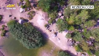 Public Beach Sex of Young Couple is Watched by Aerial Drone - XCZECH.com 8