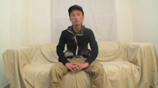 Skinny Emo Japanese Dude Strokes his Cock and Cums 3