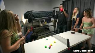 College Girls having Orgy Party after some Fun with Ping Pong in the Dorm 2