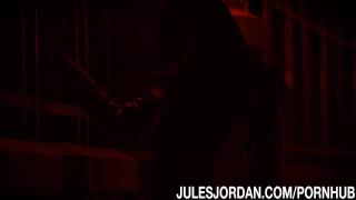 Jules Jordan - Romi Rain Rewards Home Invaders with an Open Mouth 1