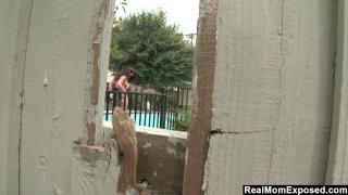 RealMomExposed – Hot MILF by the Pool Invites Waterboy in on a Hot Day. 3