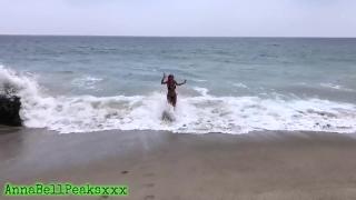 Anna Bell Peaks Gets Fucked all over the Beach 2