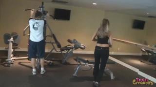 MILF at Gym gives Amazing Blowjob and Gets Tits Blasted with CUM 6