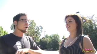 Hot Brunette with Car Troubles Gets Fucked Hard and Blasted with CUM 3