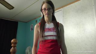 Teen Cheerleader gives her Step Brother Handjob to take her to Practice! 4K 3