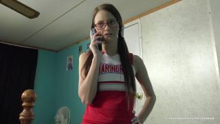 Teen Cheerleader gives her Step Brother Handjob to take her to Practice! 4K 5