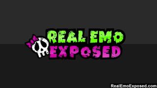 RealEmoExposed - Latina Emo Chick Fingers herself before a Rough Fuck. 1
