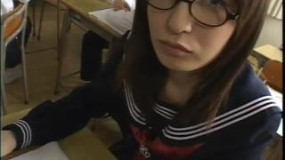 Gorgeous Japanese Schoolgirl with Hairy Pussy Gets a Lot of Sperm 2