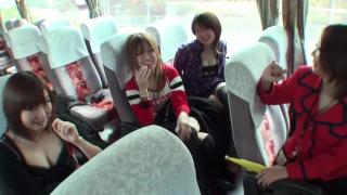 Super Horny Asians doing Dirty Orgy on a Bus! 6