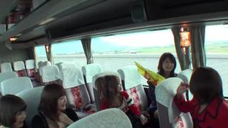 Super Horny Asians doing Dirty Orgy on a Bus! 9