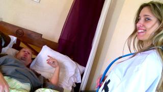 EURO TEEN NURSE FUCKS AND SUCKS HARD COCK 2