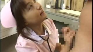 Bubbly Japanese Brunette in Nurse Uniform Smeared in Jizz in Hospital 5