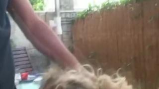 Dutch Blonde Rough Facial Blowjob 7