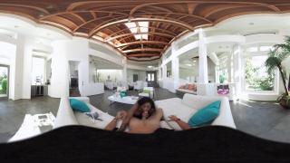 Petite Ebony MILF with Huge Tits Rides Cock in VR POV 8