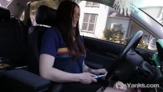 Yanks Matilda Mae Masturbating while Driving 4